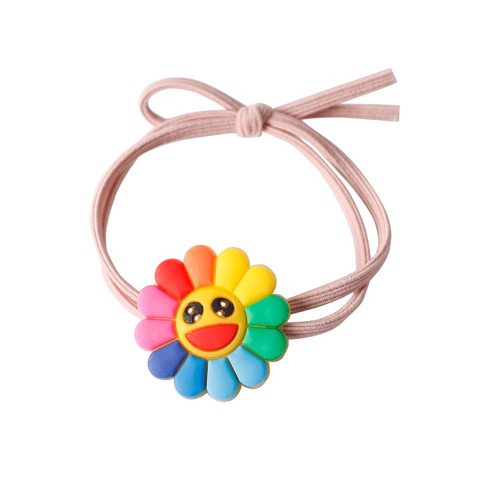 5 PCs solar flower hair band PK - HMT
