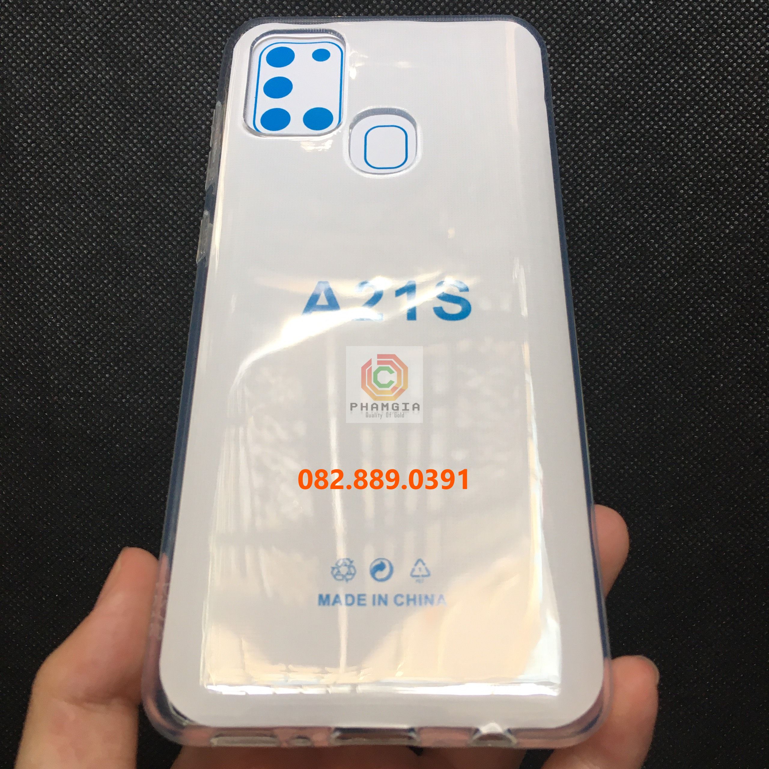 (Có video) Ốp lưng Samsung Galaxy A21s dẻo trong bảo vệ cam chuẩn xịn