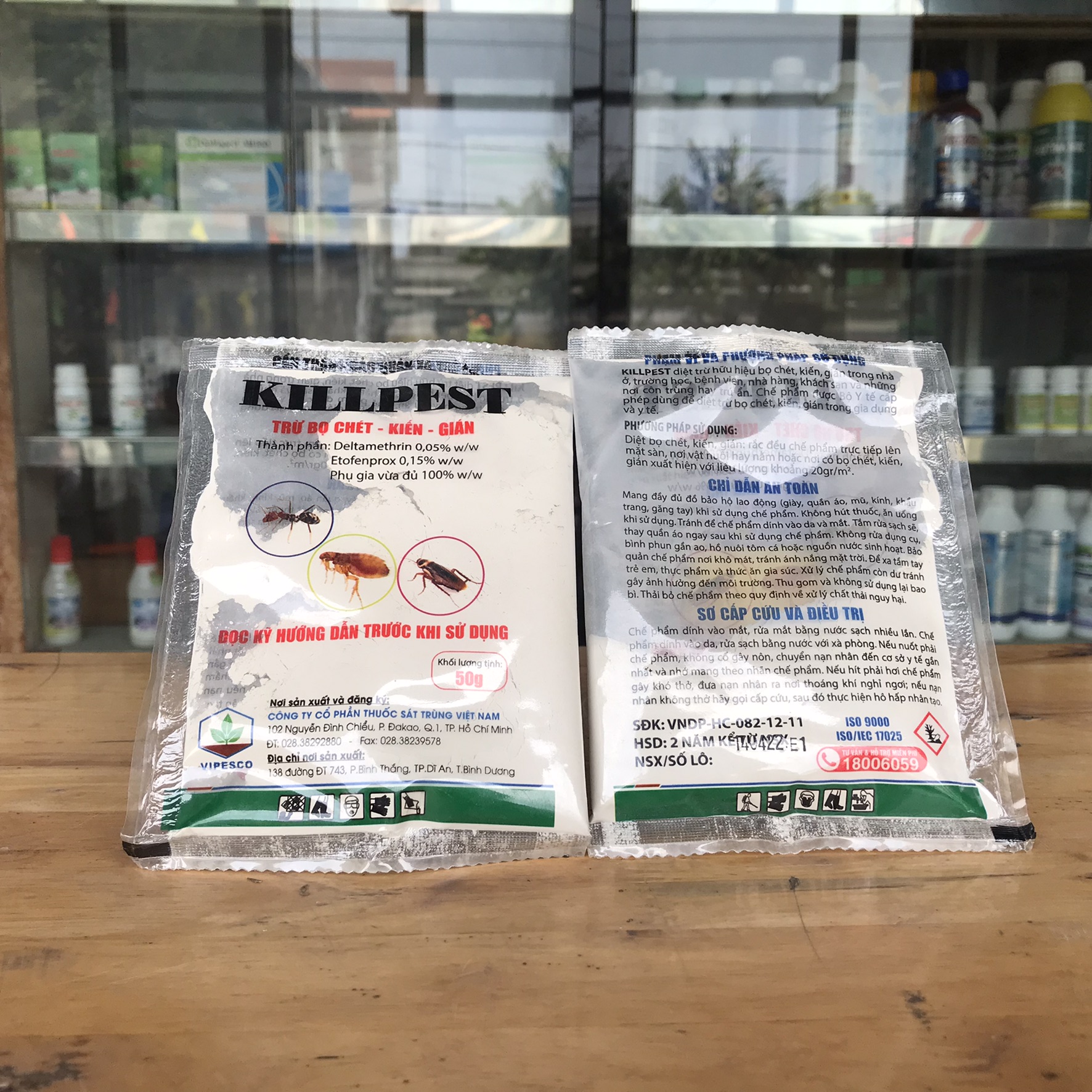 Thuốc bột Diệt bọ chét Kill Pest-50g