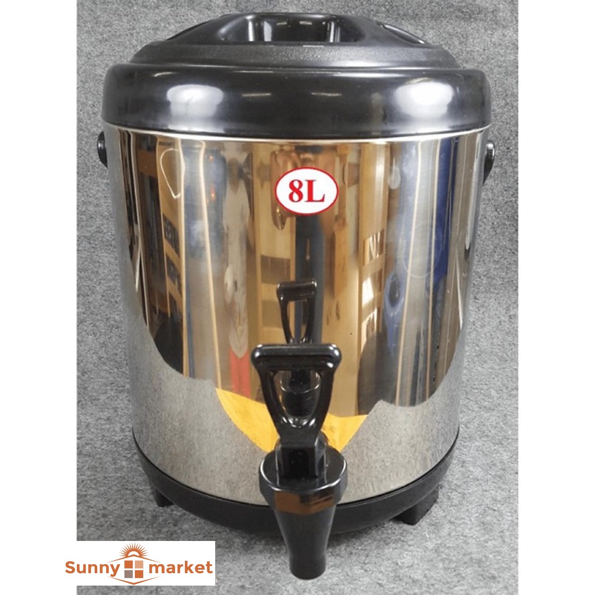 Bình ủ trà giữ nhiệt inox cao cấp 6 lít, Bình cho cửa hàng quán cafe - trà sữa, bình giữ nhiệt lớn