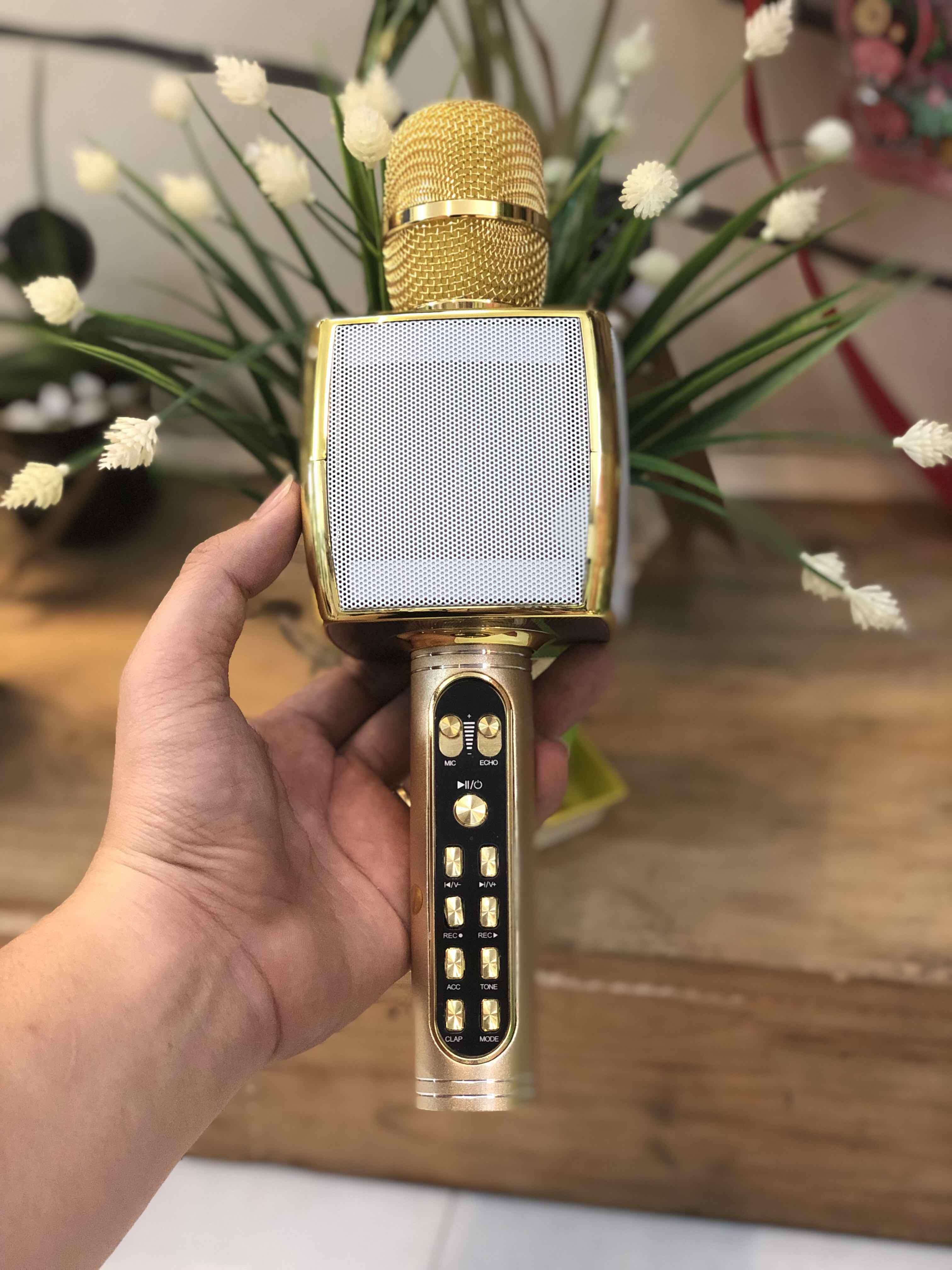 Micro karaoke bluetooth YS91 Âm Thanh Chuẩn Cực Hút
