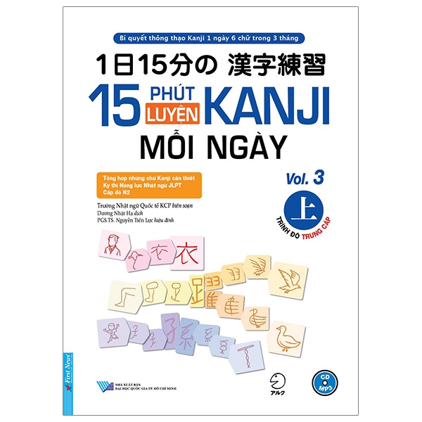 Fahasa - 15 Phút Luyện Kanji Mỗi Ngày - Vol 3