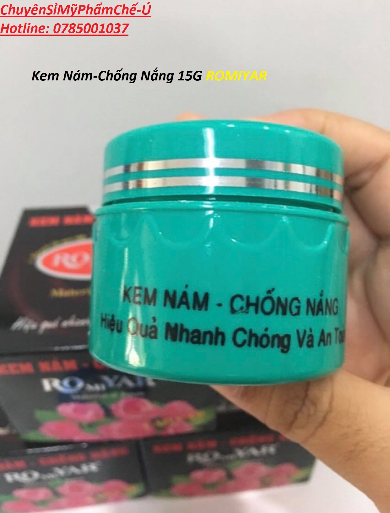 Kem Nám Xanh-Chống Nắng 11g Romiyar (Mẫu Mới)
