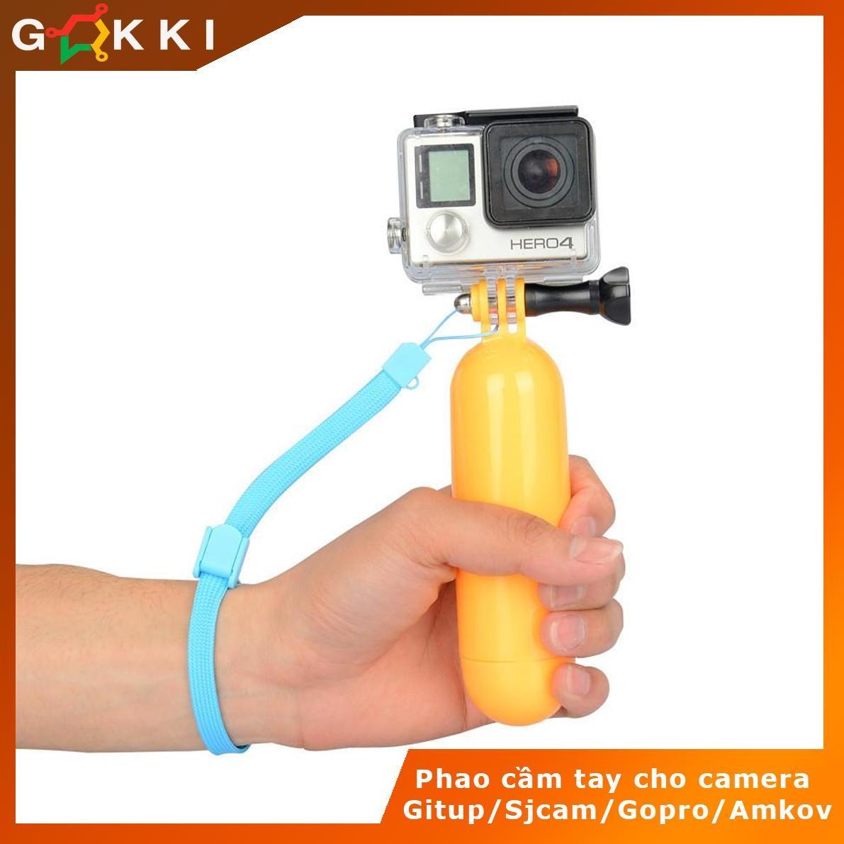 [HCM]Phao cầm tay cho camera Gitup/ Sjcam/ Gopro/ Amkov - Trơn