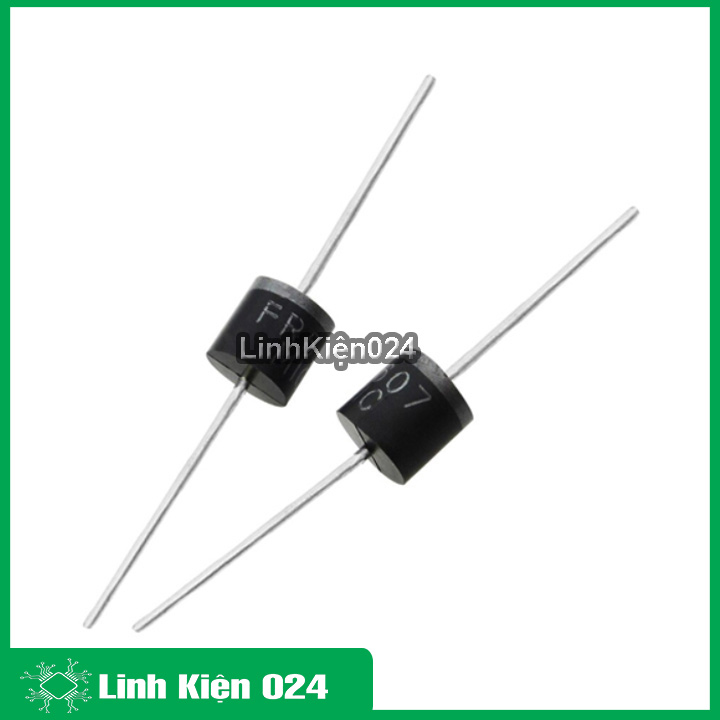 Combo 10 diode FR607 6A 1000V (dip) chân cắm