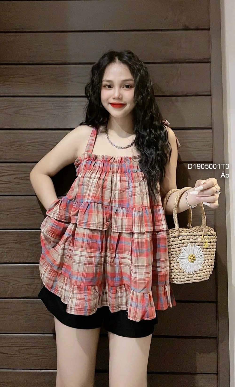 Sét bộ quần đùi áo cột dây