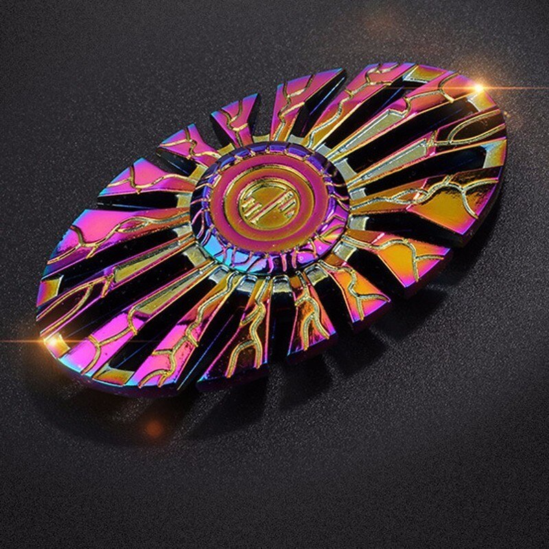Con Quay Hand Fidget Spinner Oval mạ Titan 60-120 giây Legaxi HSCH