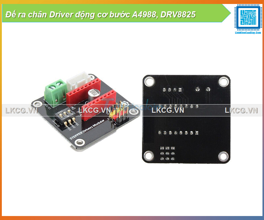 Đế ra chân Driver động cơ bước A4988, DRV8825