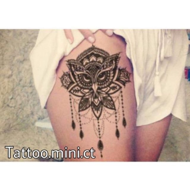 Hình dán tatoo style Ấn Độ size xqb021
