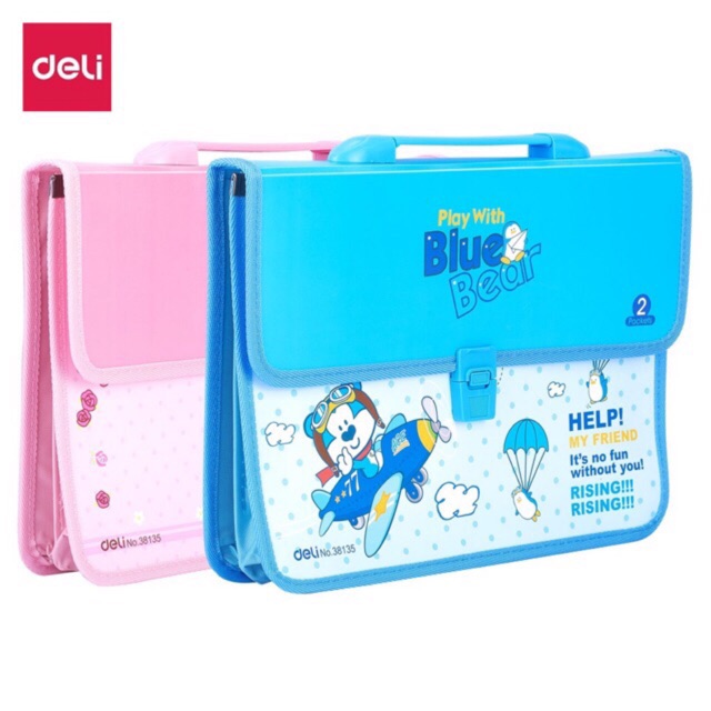 Cặp Học Thêm Deli Cho Bé 38135