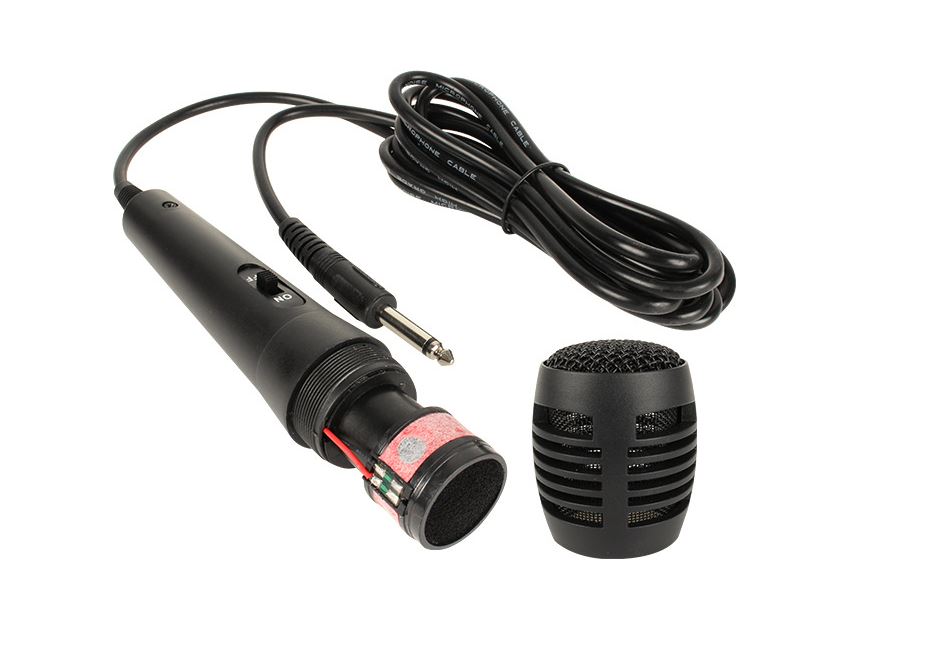 Micro karaoke có dây cao cấp màu đen thích hợp với tất cả loại loa karaoke micro mini giá rẻ