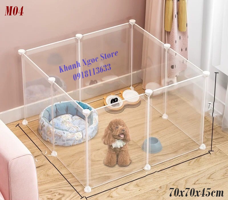 [Sắt Lắp Ghép] Chuồng Quây thú cưng (nhiều kích thước mẫu mã như hình)