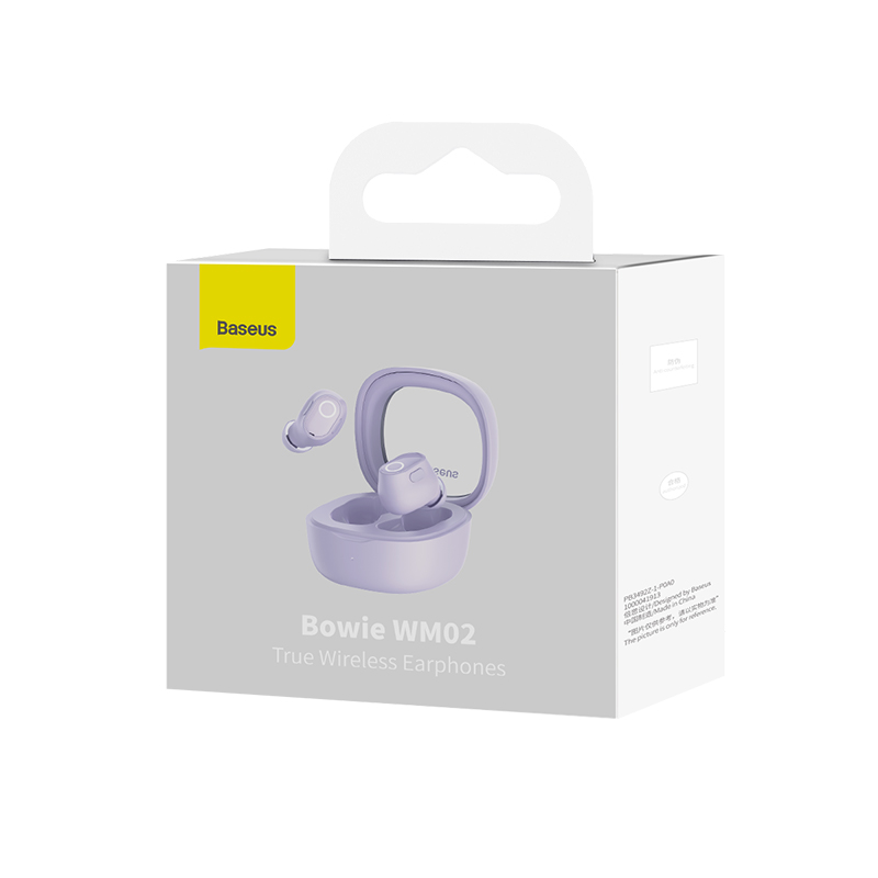 Tai Nghe BASEUS WM01 WM02 TWS Bluetooth 5.3 Không Dây Công Nghệ Chống Tiếng Ồn Thiết Kế Nhỏ Gọn Xinh Xắn Tương Thích