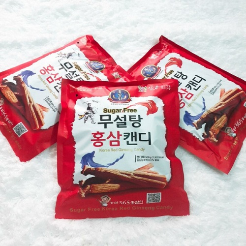 KẸO SÂM KHÔNG ĐƯỜNG HÀN QUỐC 365 (500g)