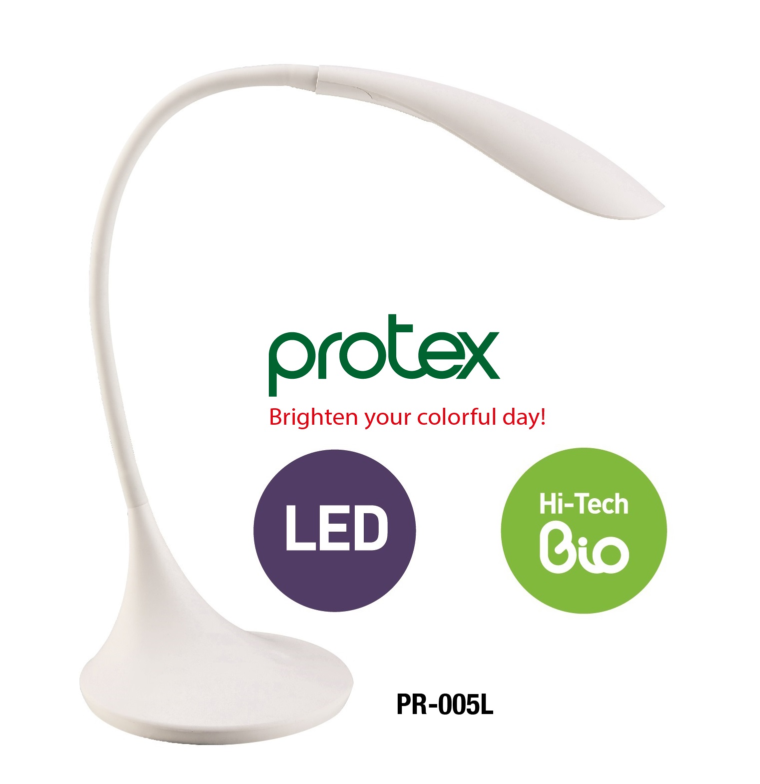 Đèn học sinh chống cận thị cao cấp protex model pr005 màu trắng