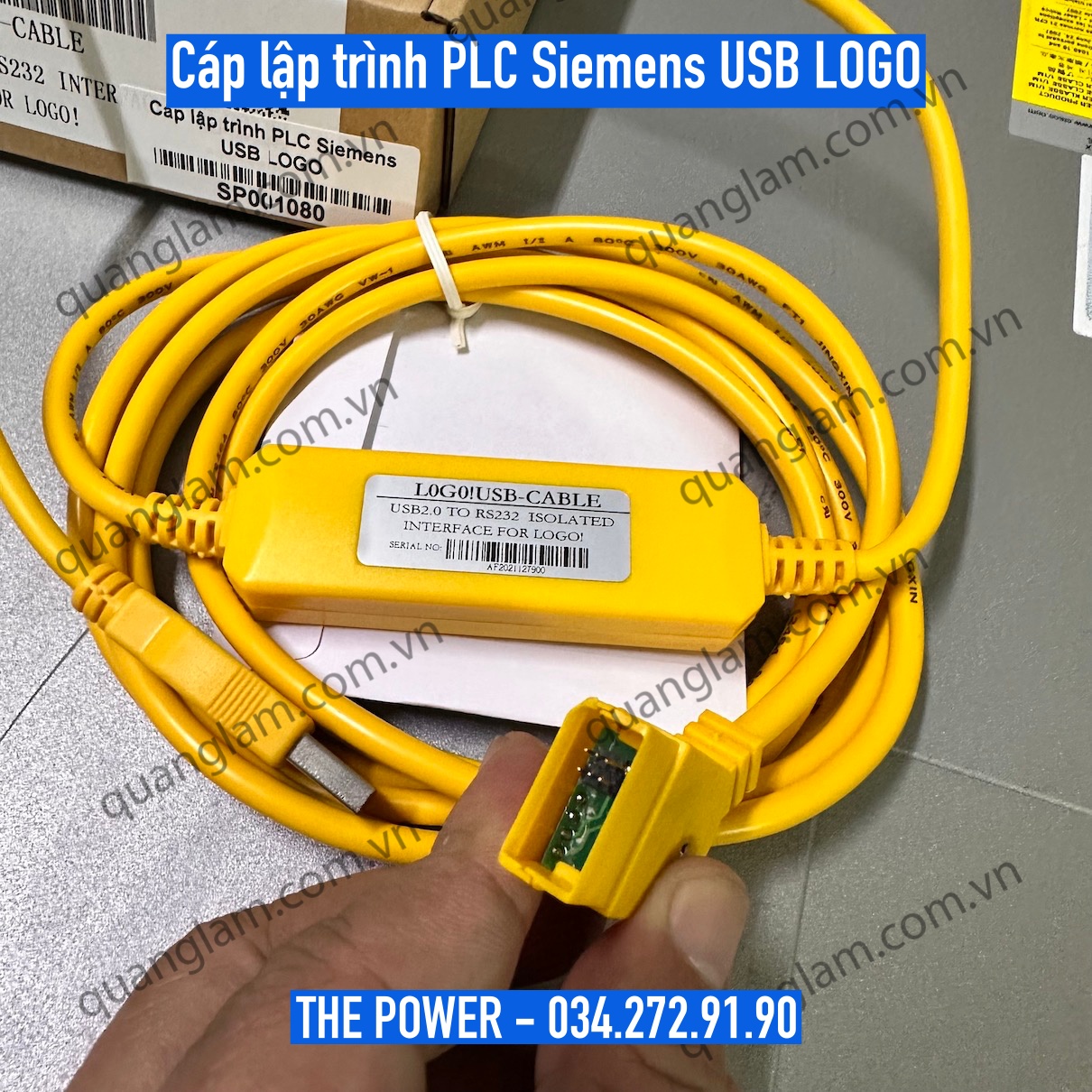 [HCM]Cáp lập trình PLC USB Siemens LOGO