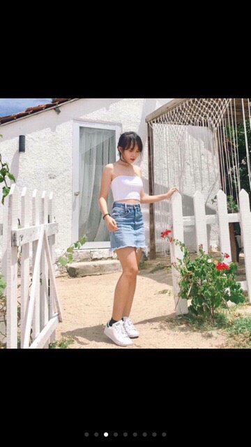 [HCM]Áo ống thun body croptop phối đồ cực thích