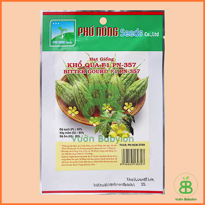 Hạt Giống Khổ Qua - Mướp Đắng Cao Sản 2Gr