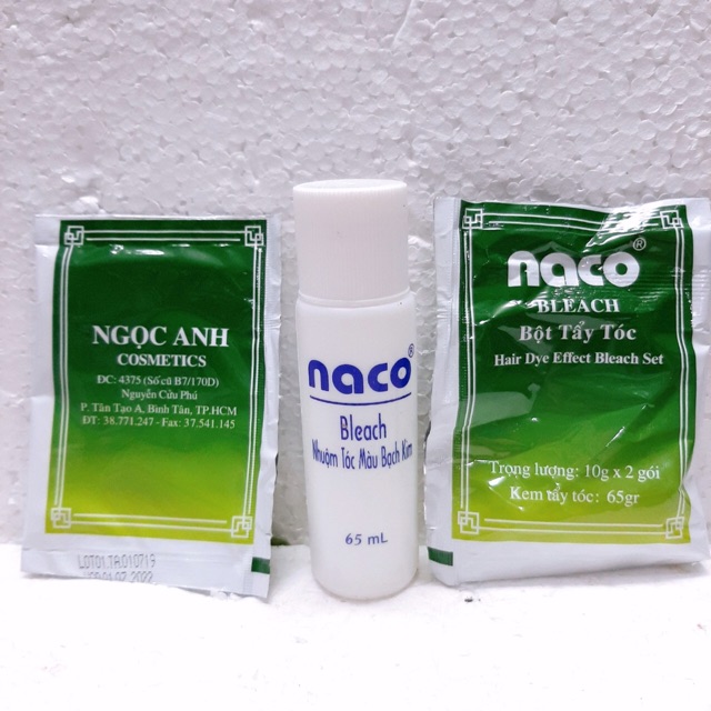 TẨY TÓC NACO - Bột tẩy tóc naco / Bleach