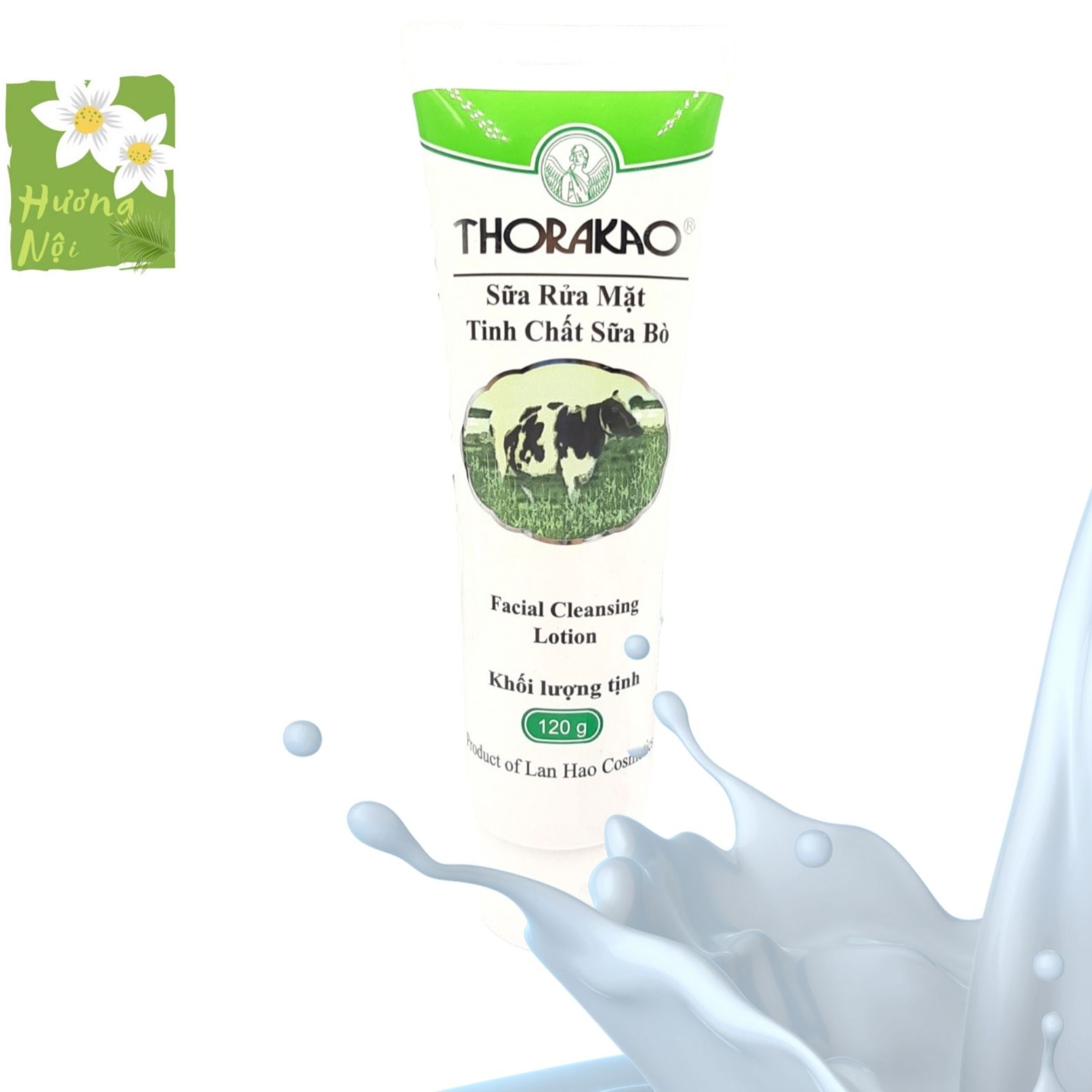 [HCM]Sữa rửa mặt tinh chất sữa bò có hạt Thorakao 120g