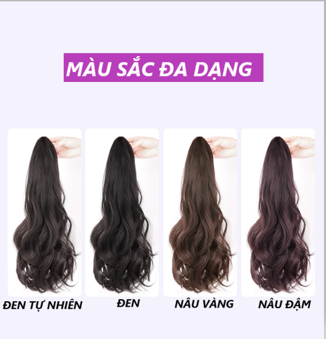 Tóc Ngoặm Đuôi Ngựa thẳng