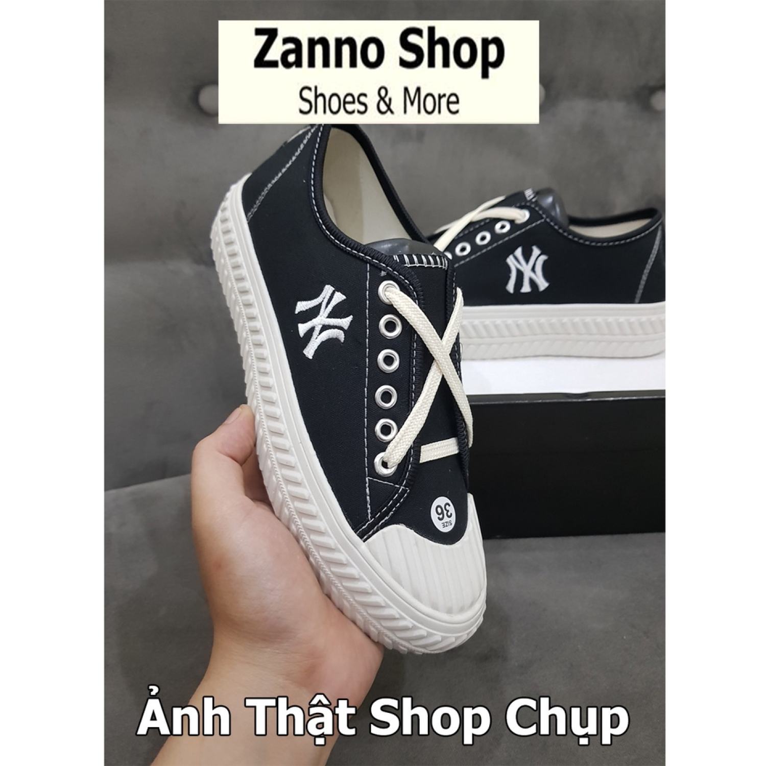 Giày Thể Thao Nữ Ny Đen cá tính đủ size 35 - 40 (ảnh,video thật)