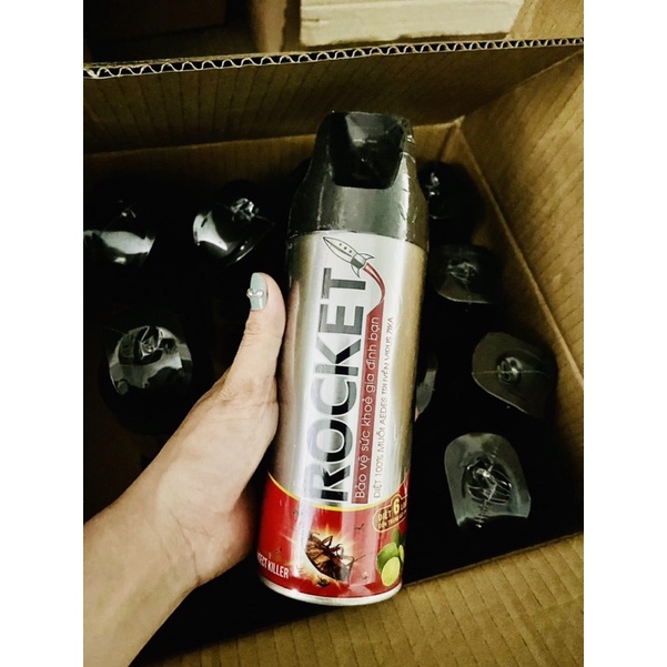 Xịt muỗi Rocket hương chanh 300ml
