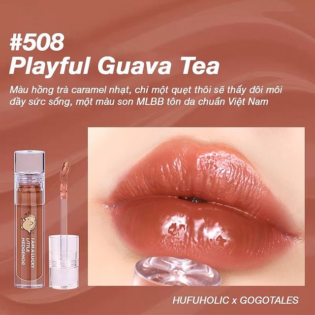 Son kem bóng GOGO TALES Water Light Sweet Ripple Lip Gloss mềm môi căng mọng Air Velvet GogoTales GOGO30 GOGO107 GT375