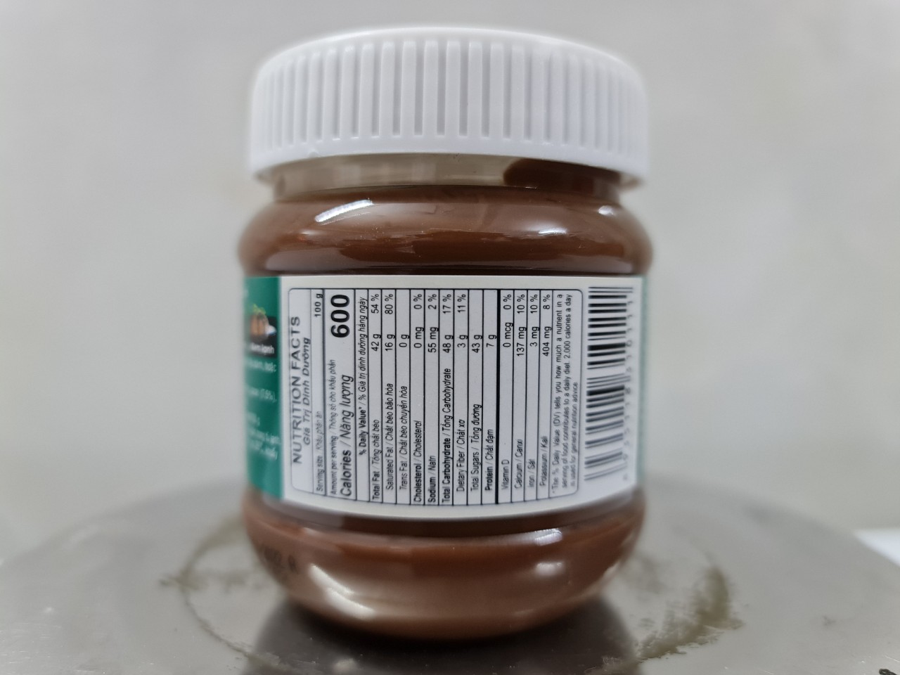 [Hộp nhỏ 170g] BƠ PHẾT HẠT PHỈ CA CAO [VN] GOLDEN FARM Hazelnut Cocoa Butter (halal)