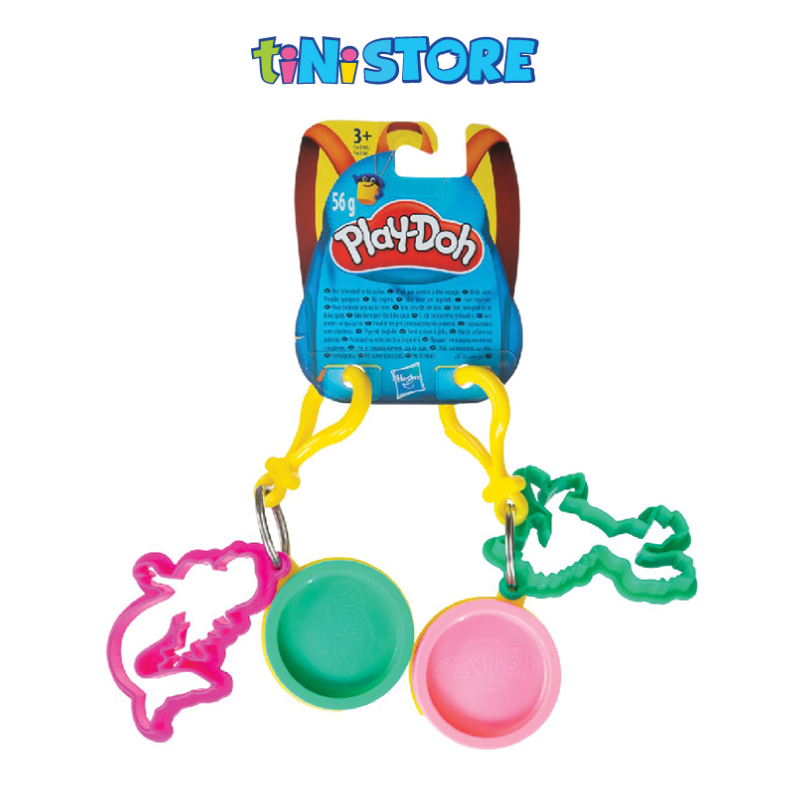 Đồ chơi Hasbro hộp đất nặn móc khóa khủng long và cá mập Play Doh E5000