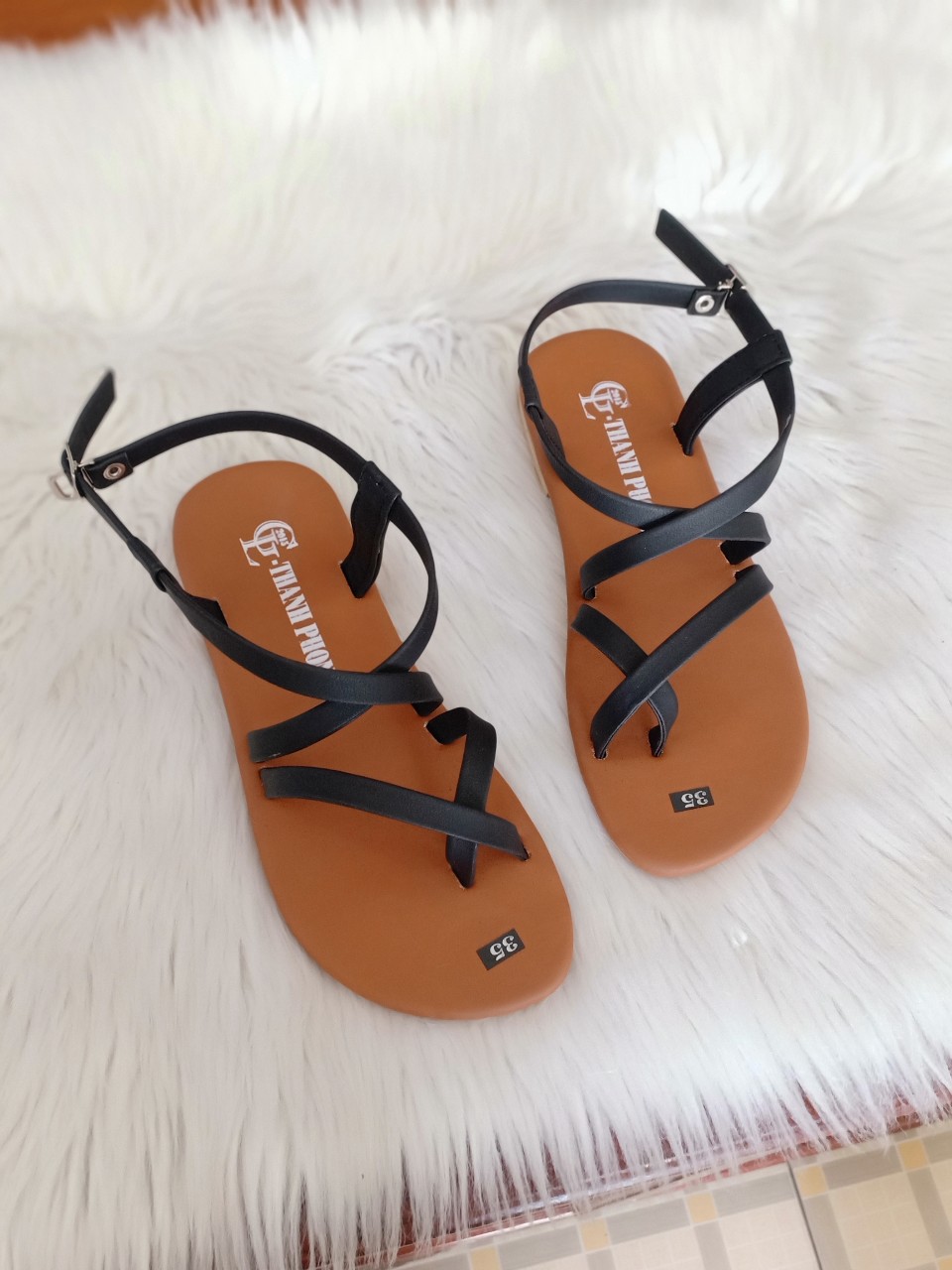 GIÀY SANDAL NỮ XỎ NGÓN GÀI SAU có size lớn
