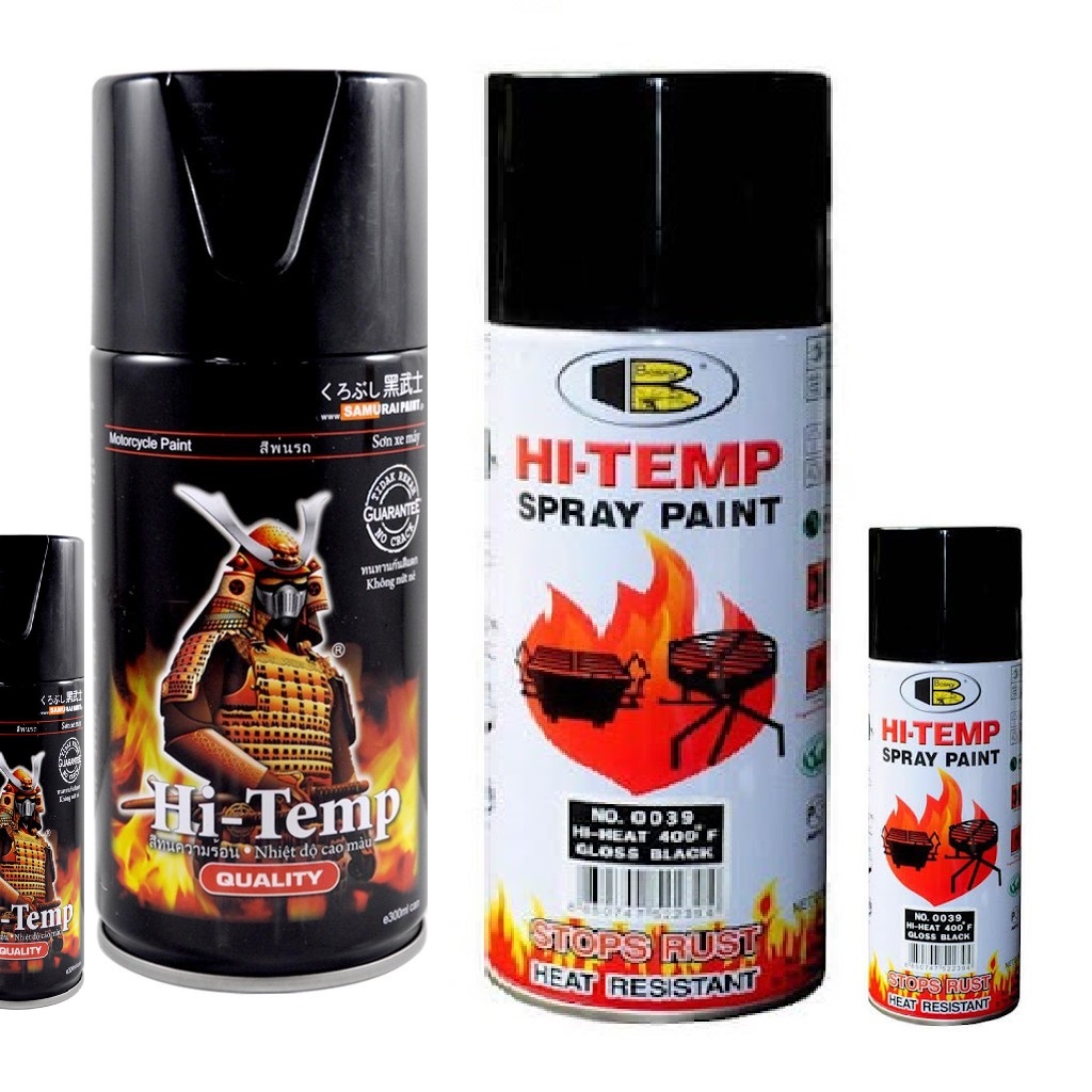 Sơn chống cháy, sơn cổ pô- lon pô xe sơn sumurai H2 cao cấp-Sơn Thái chống cháy sơn đen nhám giúp bảo vệ các chi tiết máy làm việc nhiệt độ cao