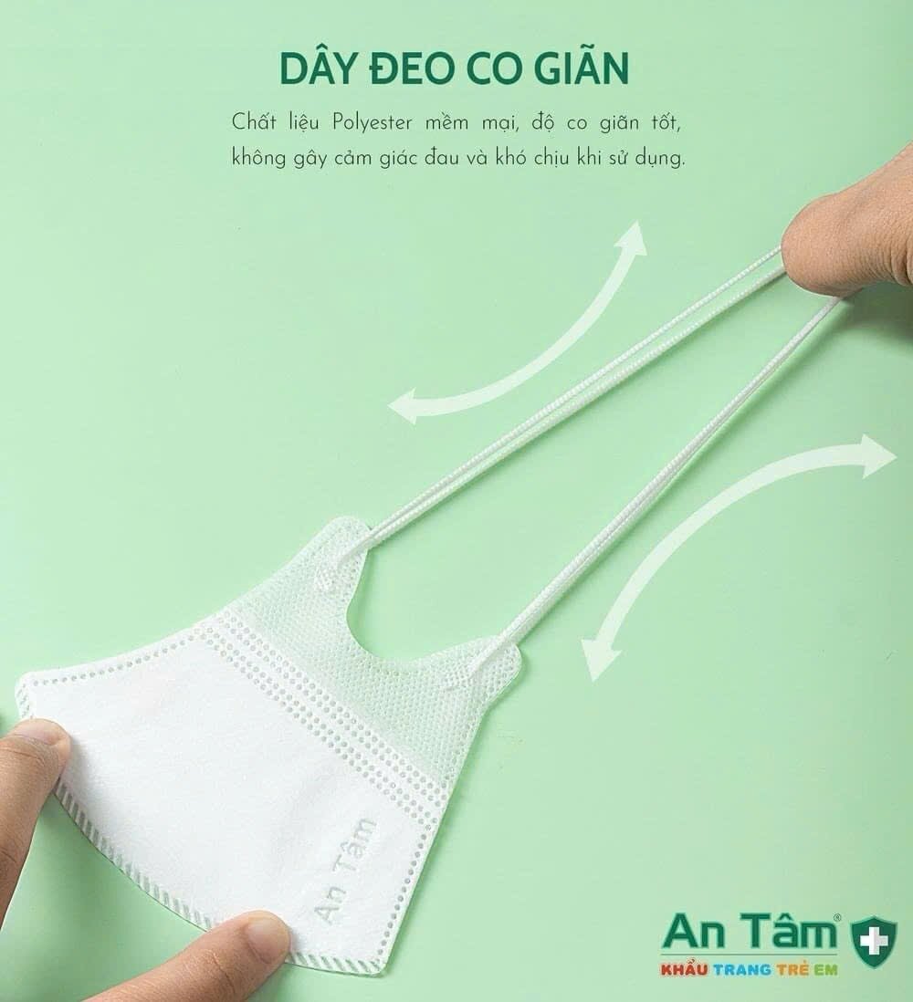 💚 HỘP 100 KHẨU TRANG 5D AN TÂM TRẺ EM
