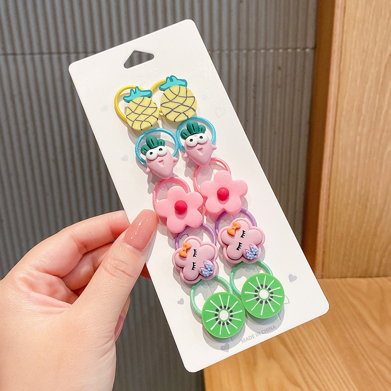 Dây buộc tóc cho bé set 10 sợi