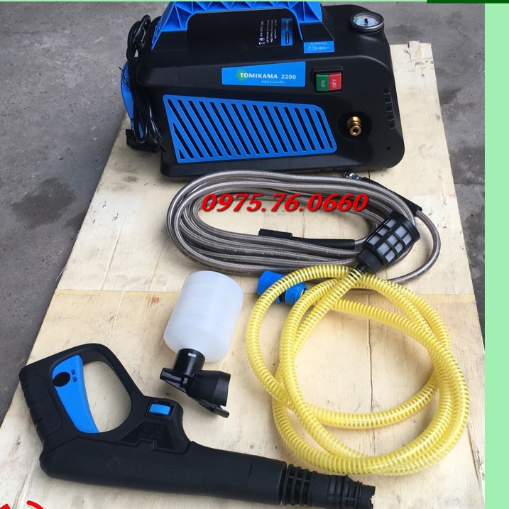 [HCM]Máy rửa xe Tomikama 1800 - Máy rửa xe 1800W