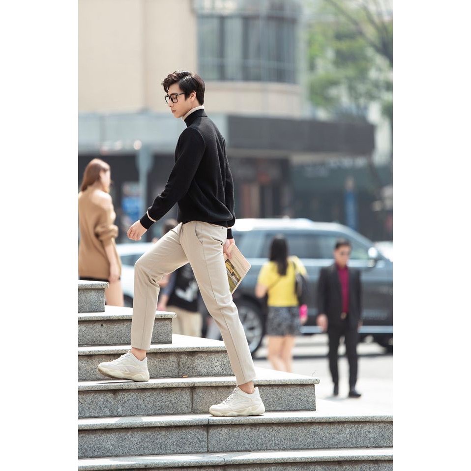 CELEB Quần Tây Nam Màu Kem