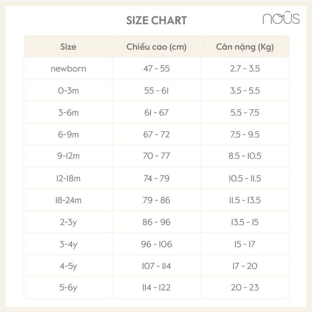 [Nous Baby] Bộ cài thẳng dài Nous màu hồng cho bé (size 0-12 tháng)
