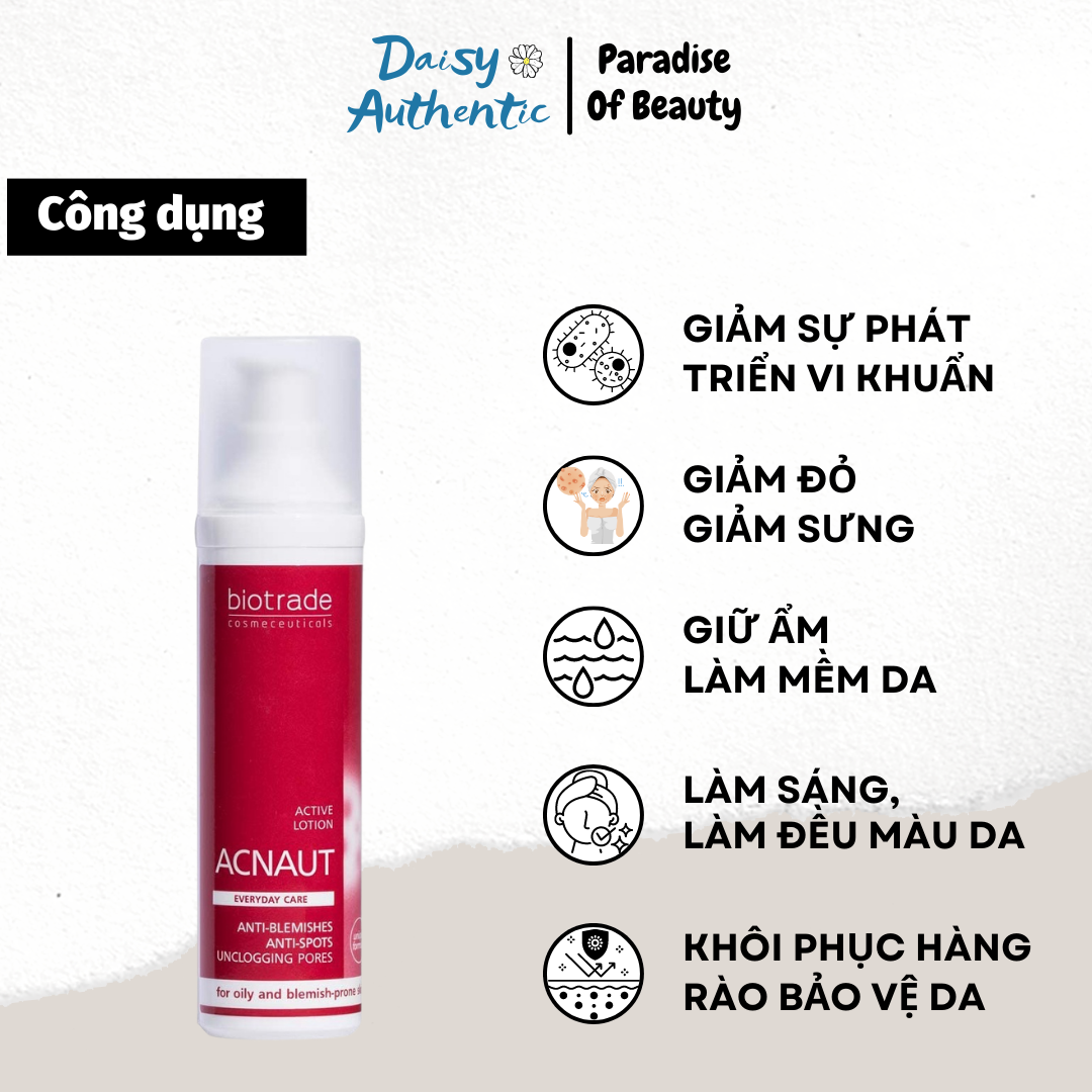 Lotion Chấm Mụn Biotrade Acnaut Active Lotion 10ml 5ml