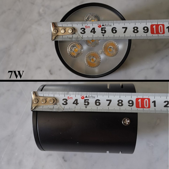 ĐÈN LON MẮT ẾCH 7W-12W. ÁNH SÁNG TRẮNG/VÀNG.