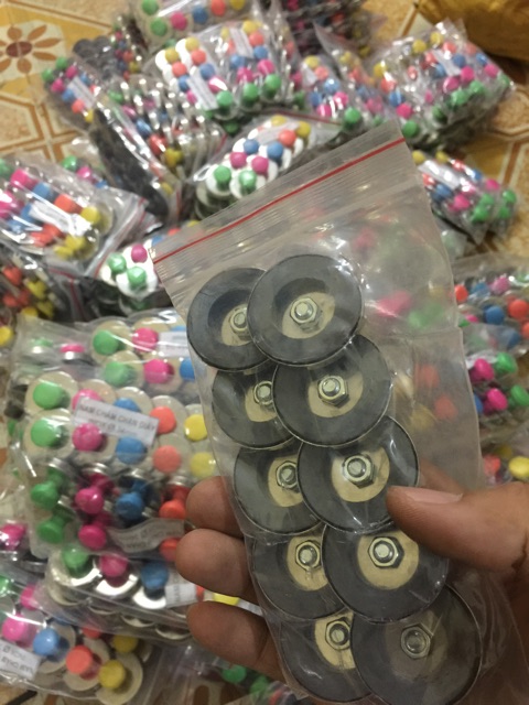 Nam Châm núm bọc sắt phi 34mm