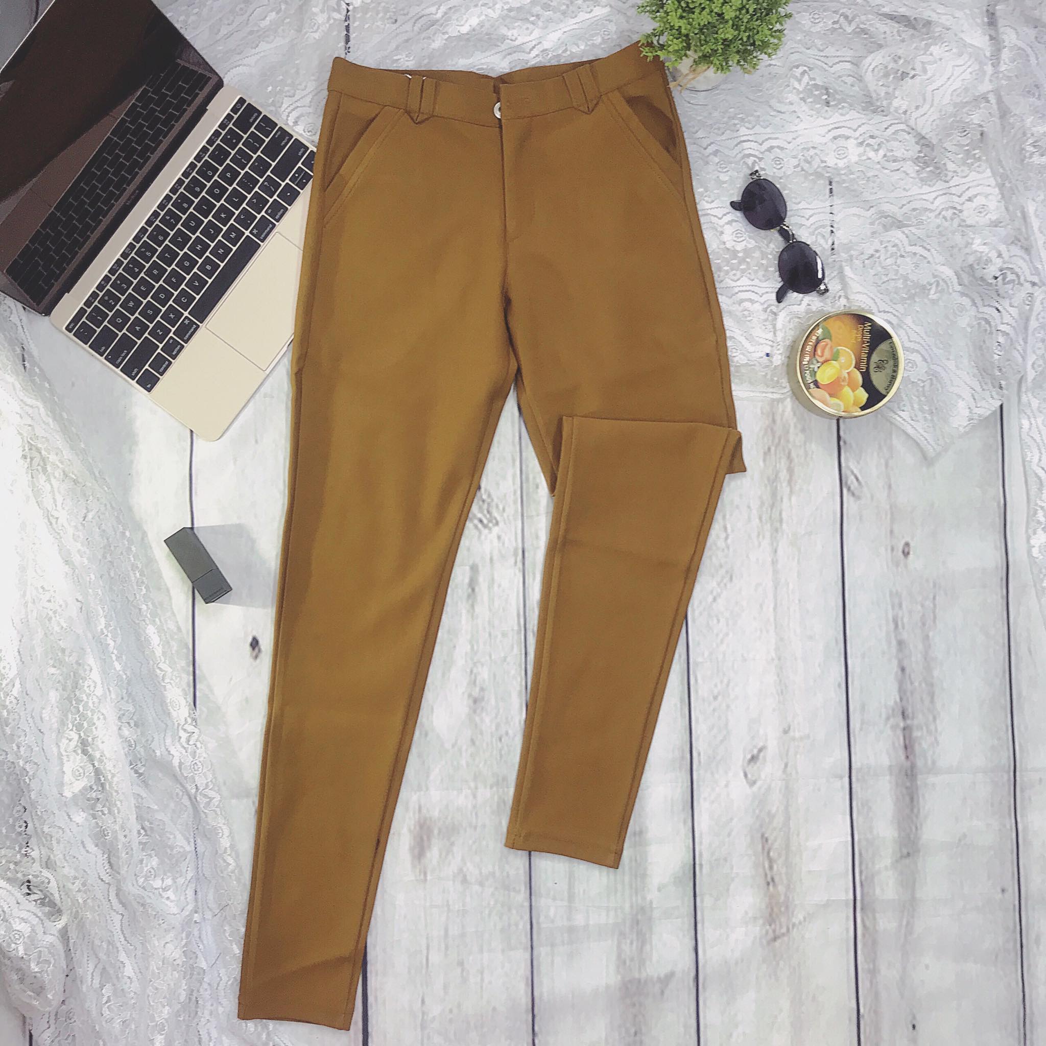 [HCM]Quần cotton đẹp dây kéo