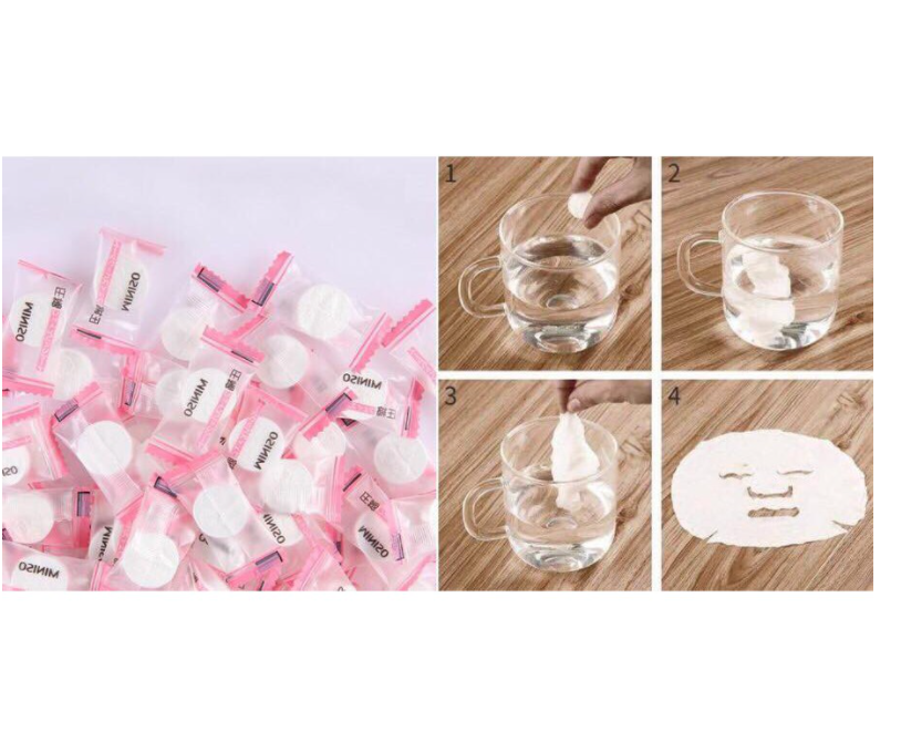 Mặt Nạ Giấy Nén Miniso Nhật Bản