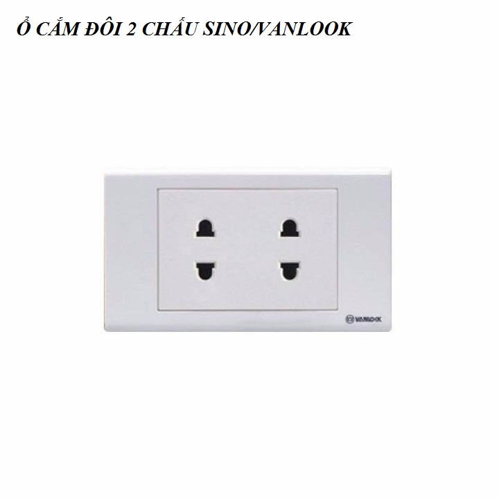 [HCM]Ổ CẮM ĐÔI SINO - Ổ CẮM ÂM TƯỜNG SINO