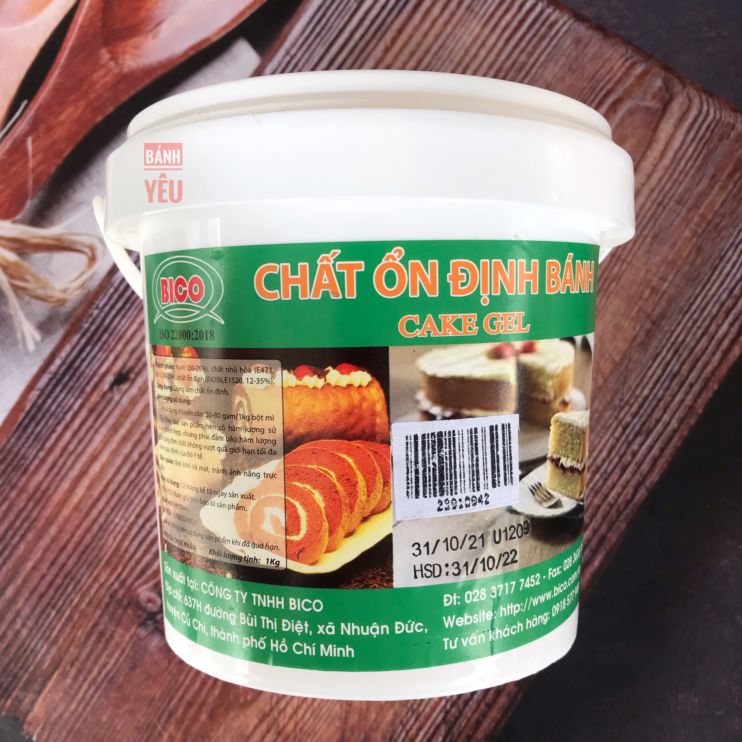 Gel Ổn Định Bánh Bông Lan Gel Cake BICO Chia-100g
