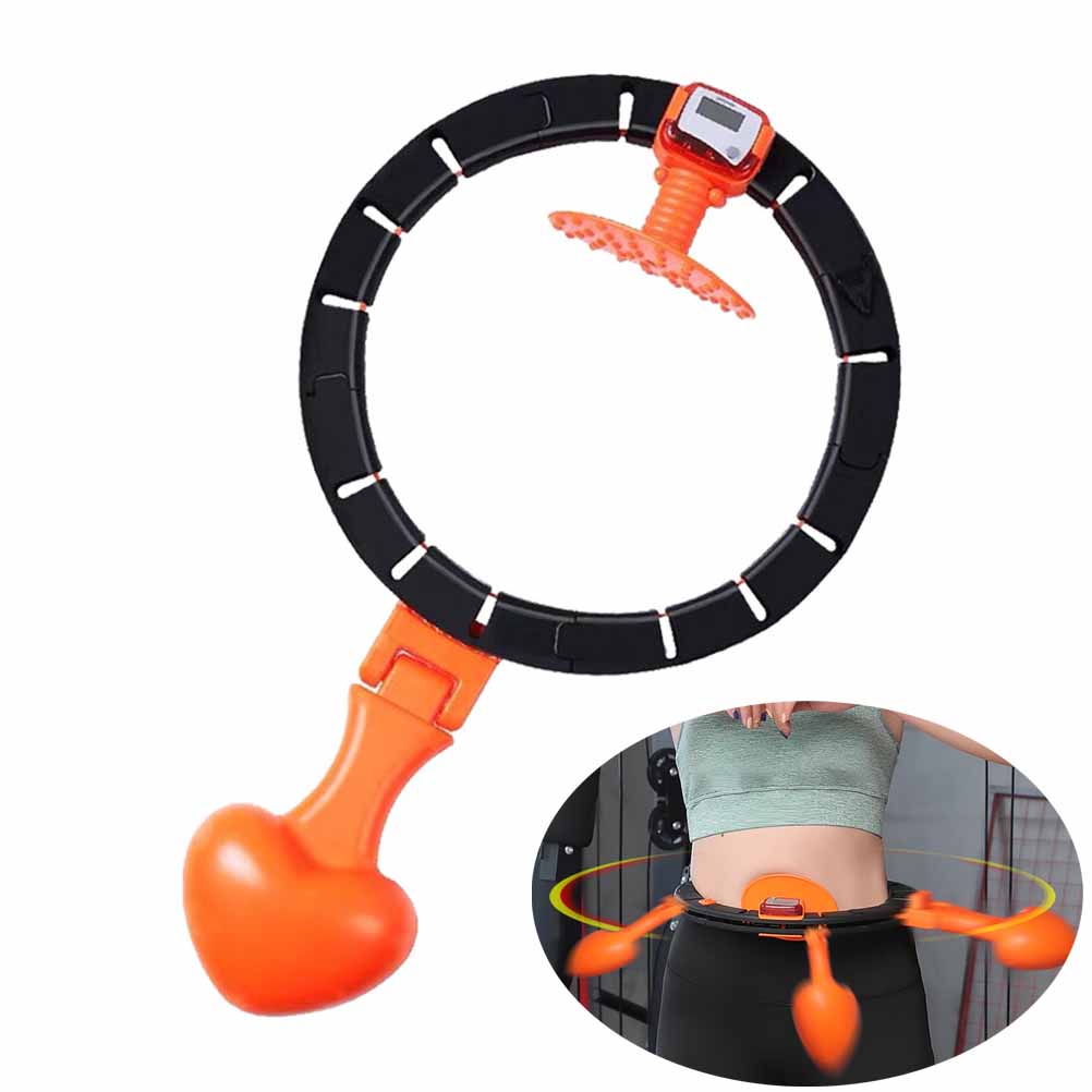 [Loại cao cấp] Vòng Lắc Eo Giảm Mỡ Bụng Tập Thể Hình Tại Nhà Hula Hoop, Có Đồng Hồ Đếm, Hiển Thị Vòng Quay Thông Minh, Giúp Nâng Cao Sức Khỏe Tại Nhà