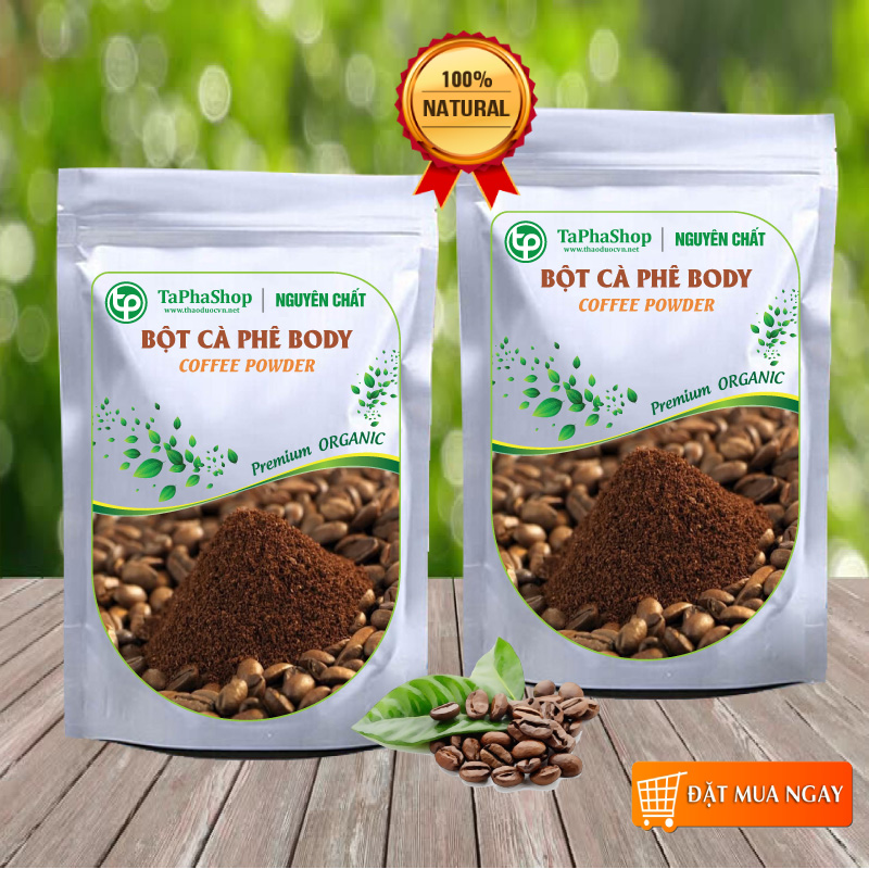 Bột cà phê body nguyên chất 100g - tấn phát
