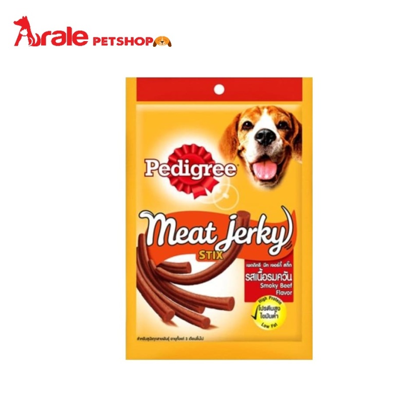 MEAT JERKY - BÒ XÔNG KHÓI QUE CHO CHÓ-ARALEPETSHOP