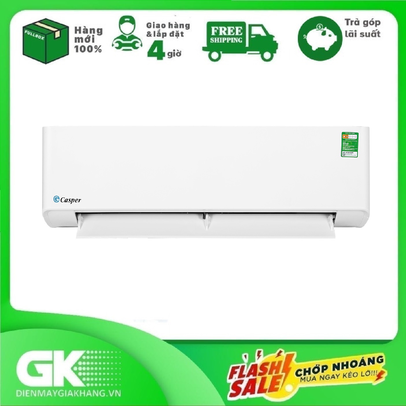 Điều hòa Casper 9000 BTU 1 chiều LC-09FS33