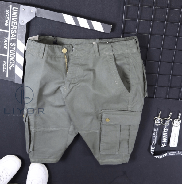 Nơi bán Quần short nam [HỖ TRỢ ĐỔI SIZE] quần ngắn cao cấp thiết kế túi hộp vải kaki dày dặn - Liyorshop