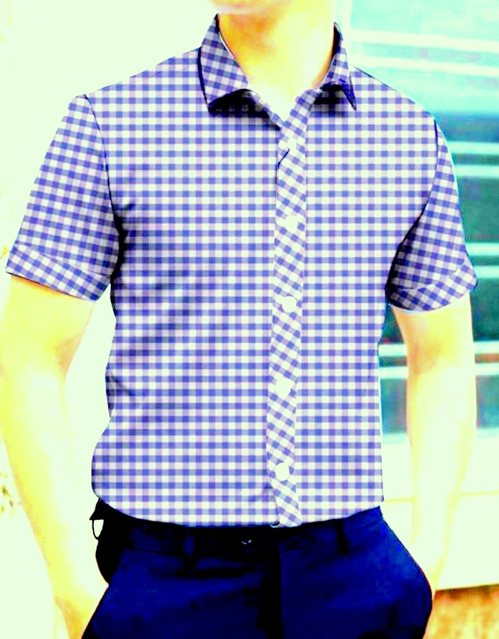 [HCM]ÁO SƠ MI NAM SỌC CARO TAY NGẮN IN 3D ĐỘC ĐÁO SẮC NÉT KHÔNG PHAI VẢI MỊN THOÁNG MÁT THẤM HÚT MỒ HÔI TỐT (TỪ 40-95KG)